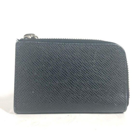 LOUIS VUITTON M63375 Taiga Portemonejour Wallet L-shaped zipper coin purse case - Picture 1 of 11